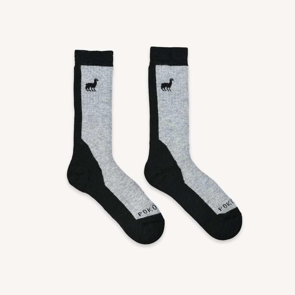 POKOLOKO Hiker Socks #color_black-grey