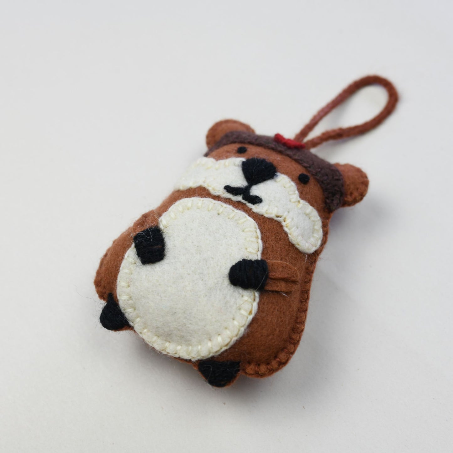 POKOLOKO Hand-Embroidered Ornament #color_beaver