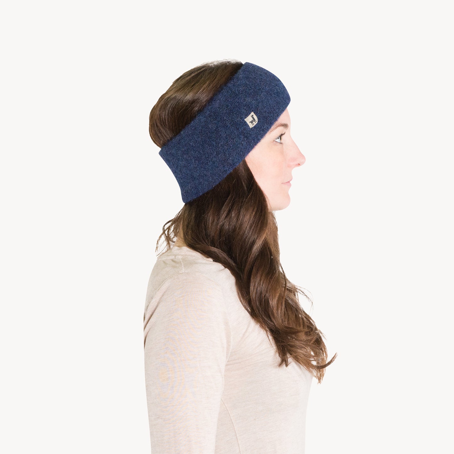 POKOLOKO Baby Alpaca Headband #color_denim-headband