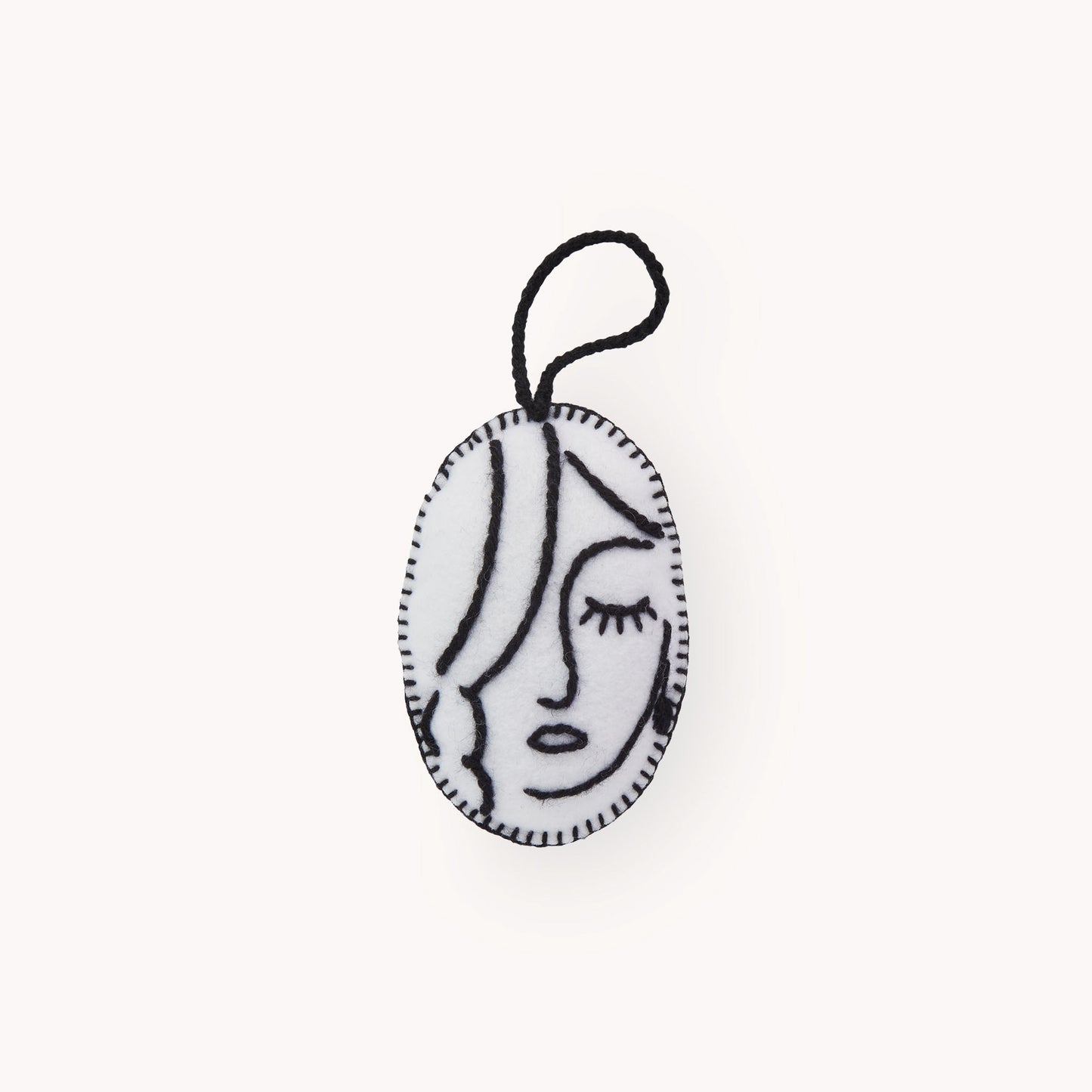 POKOLOKO Hand-Embroidered Ornament #color_sister