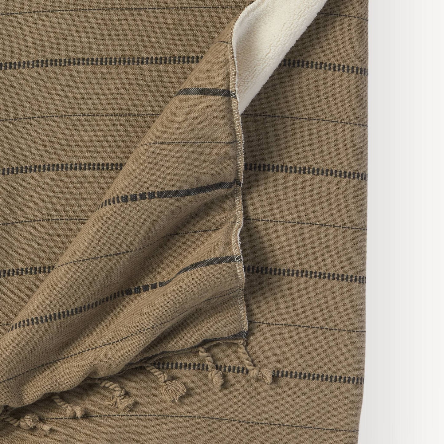 POKOLOKO Irena Fleece-Lined Throw #color_irena-bark