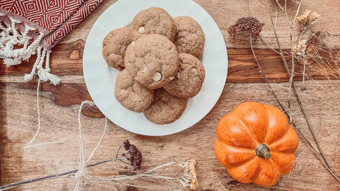 Gluten Free Pumpkin Snickerdoodle Cookies