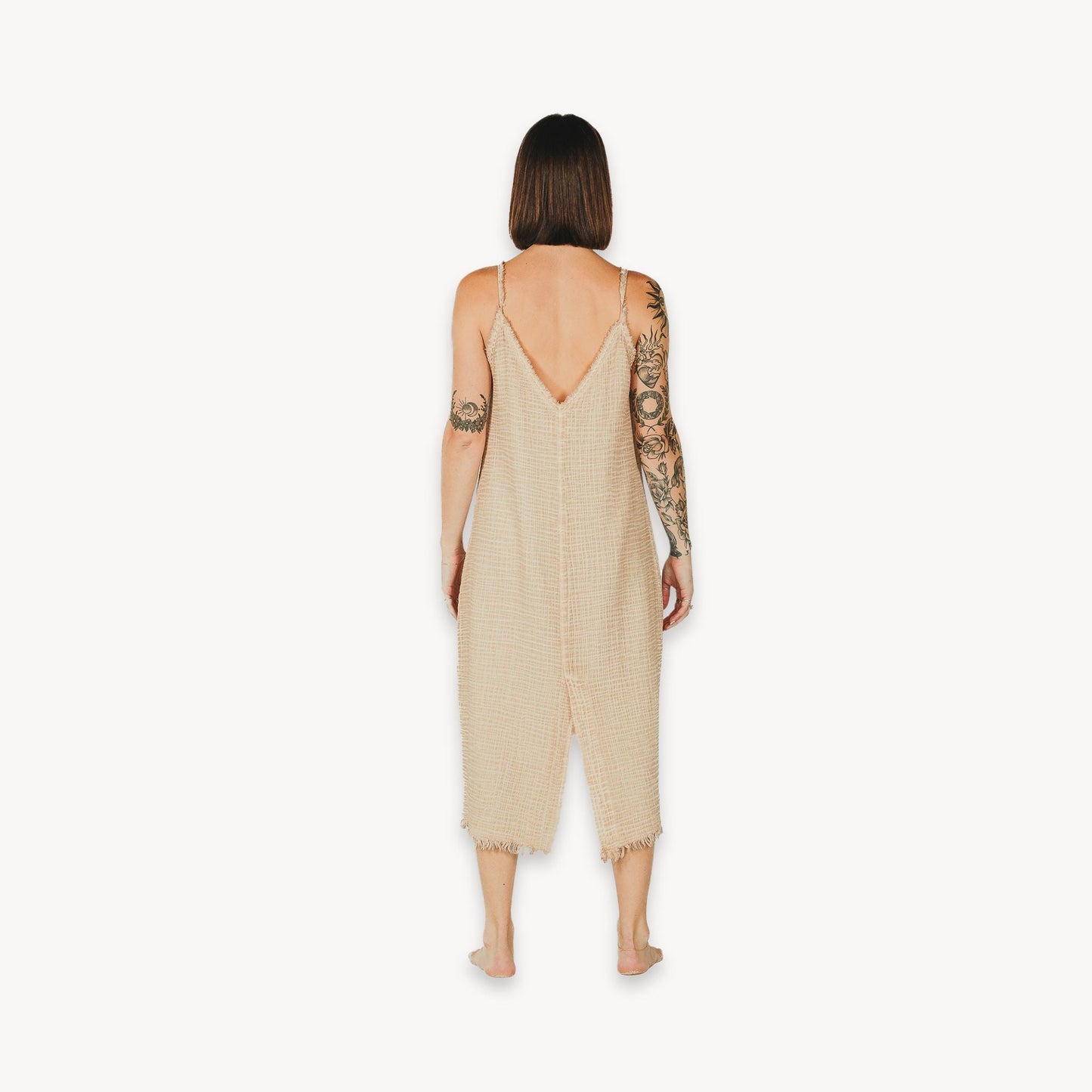 POKOLOKO Crinkle Palazzo Pants #color_crinkle-beige