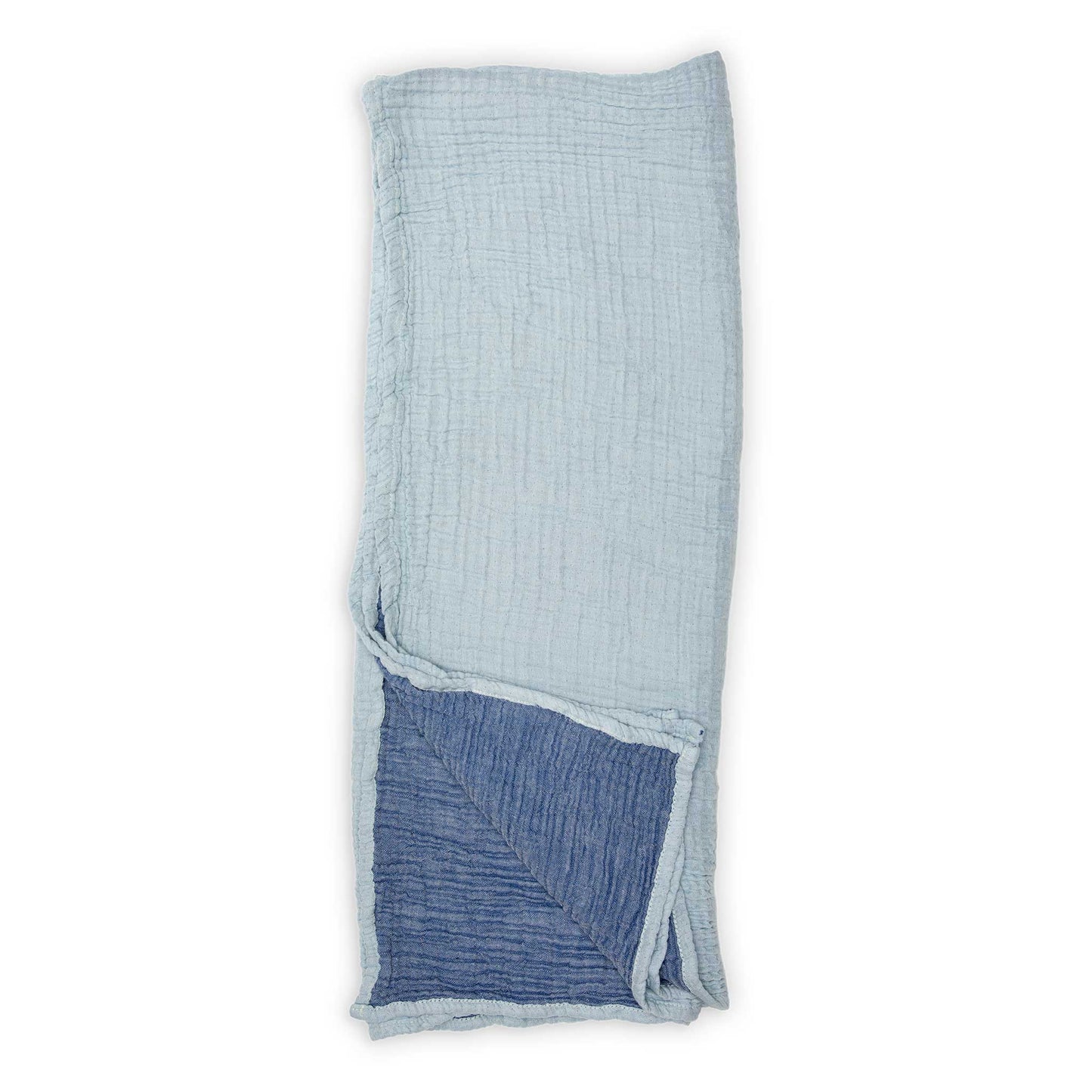Couverture bébé en coton froissé