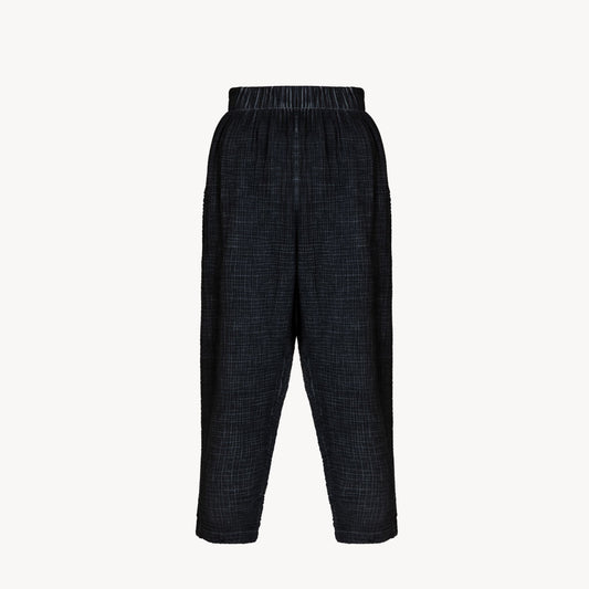 POKOLOKO Crinkle Slouchy Pants #color_crinkle-black