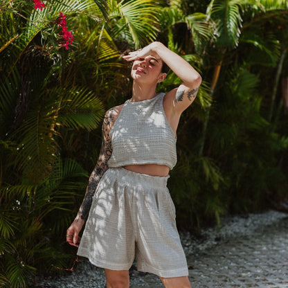 POKOLOKO Crinkle Keyhole Tank #color_crinkle-grey