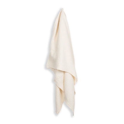Couverture bébé en coton froissé