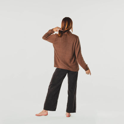 POKOLOKO Alice Sweater #color_blushing-brown