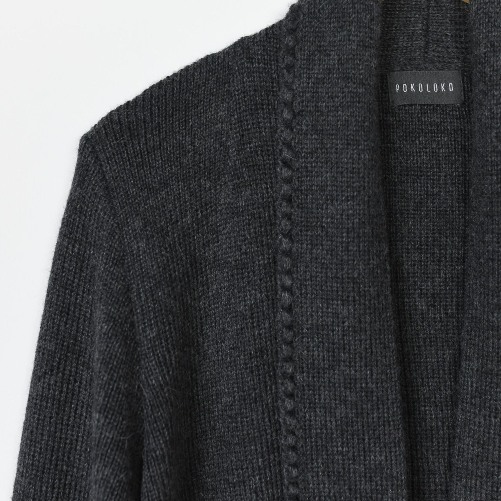 POKOLOKO Alice Sweater #color_charcoal