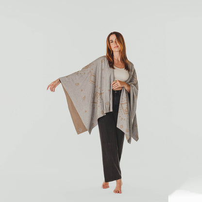 POKOLOKO Hayden Ruana #color_grey-beige