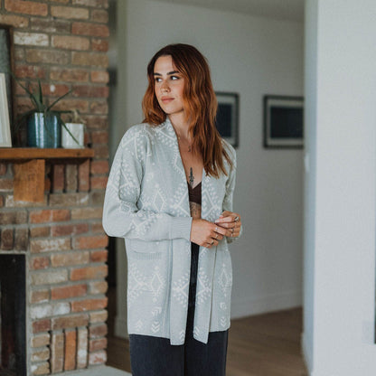 POKOLOKO Sarahkate Sweater #color_grey-white