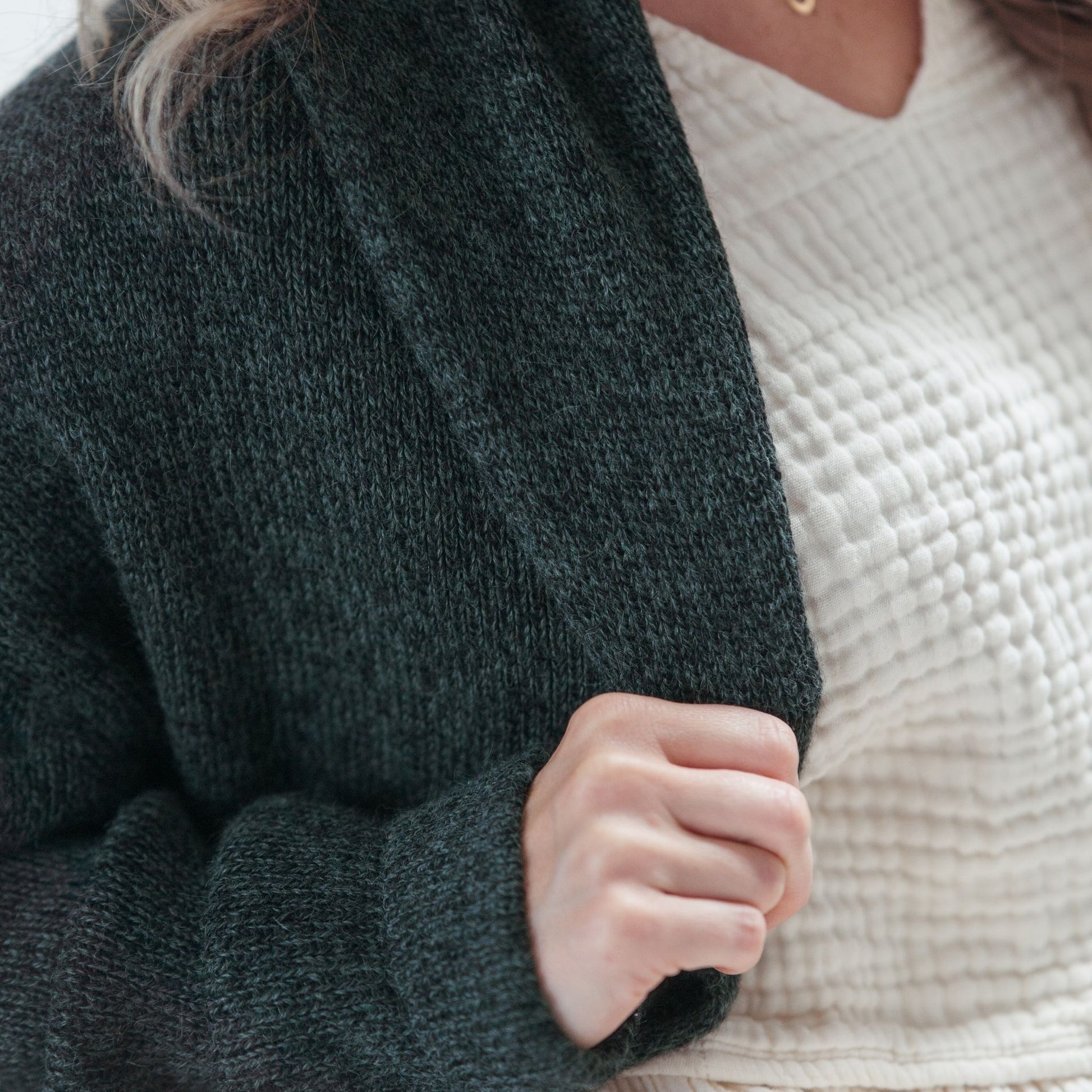 POKOLOKO Mia Sweater #color_marled-green-mia