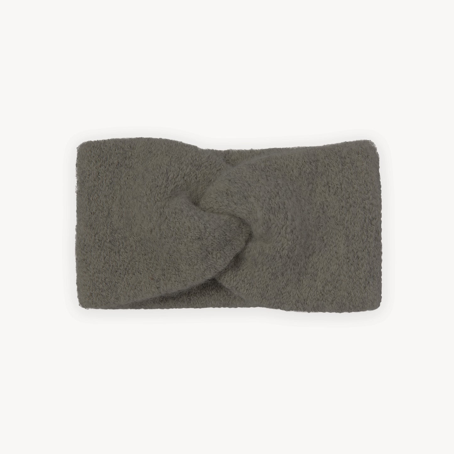 POKOLOKO Baby Alpaca Twisted Headband #color_charcoal-headband