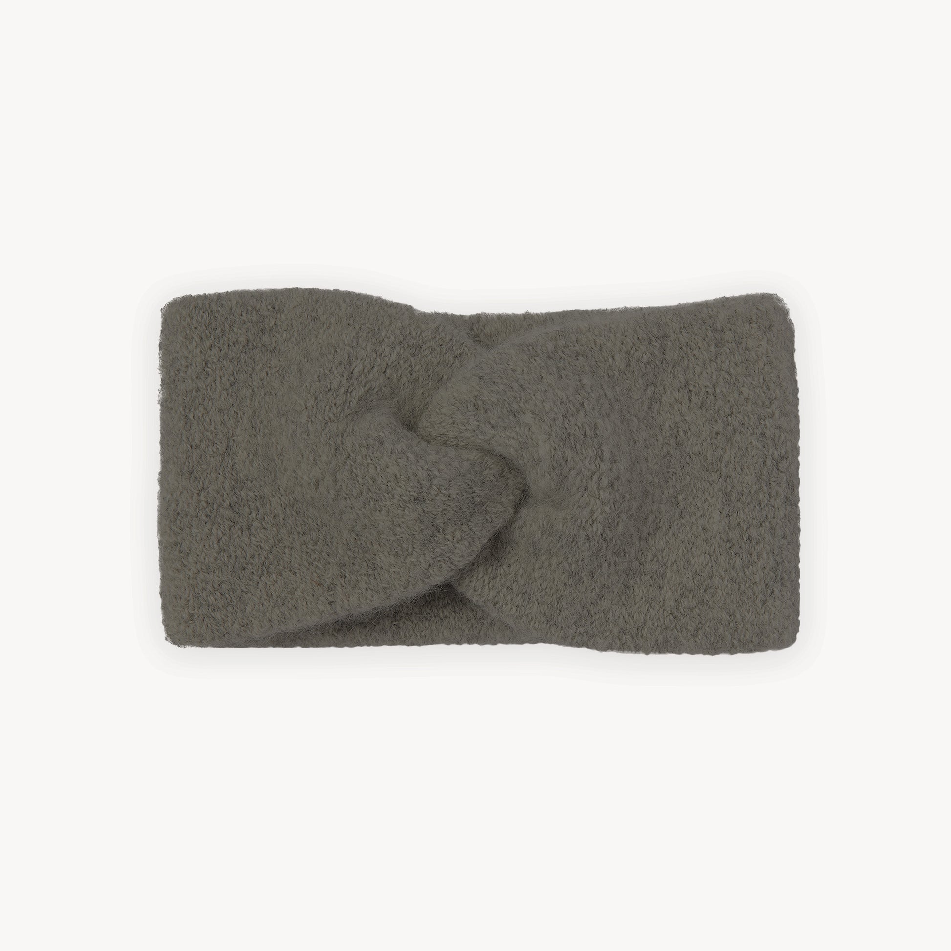 POKOLOKO Baby Alpaca Twisted Headband #color_charcoal-headband