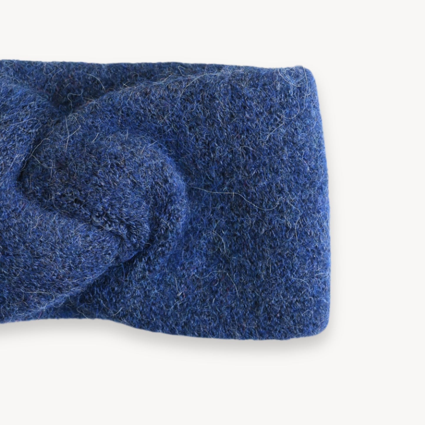 POKOLOKO Baby Alpaca Twisted Headband #color_denim-headband