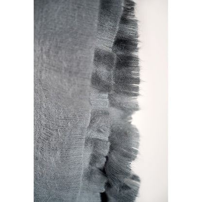POKOLOKO Solid Alpaca Seamless Scarf #color_fossil