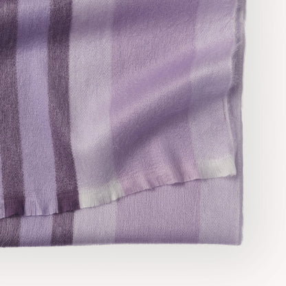 Striped Alpaca Seamless Scarf #color_orchid