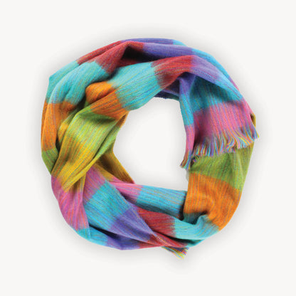 POKOLOKO Alpaca Seamless Multi Mood Scarf #color_harvest-multi-mood