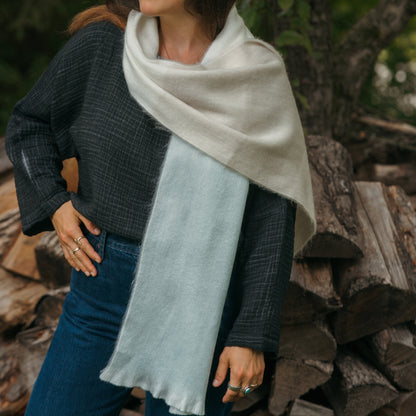 Alpaca Seamless Ombre Scarf