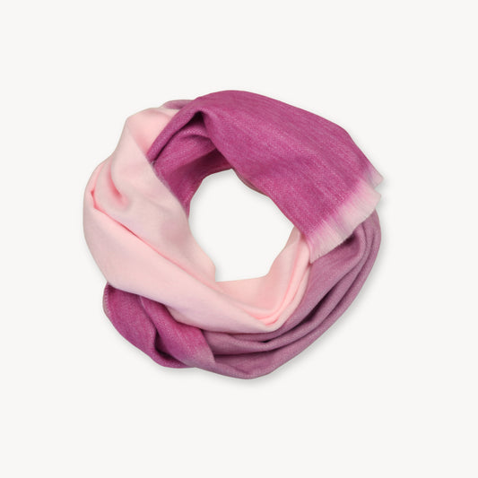 POKOLOKO Alpaca Seamless Check Scarf #color_sorbet