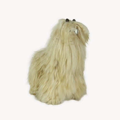 POKOLOKO Alpaca Fur Standing Suri Alpaca #color_beige