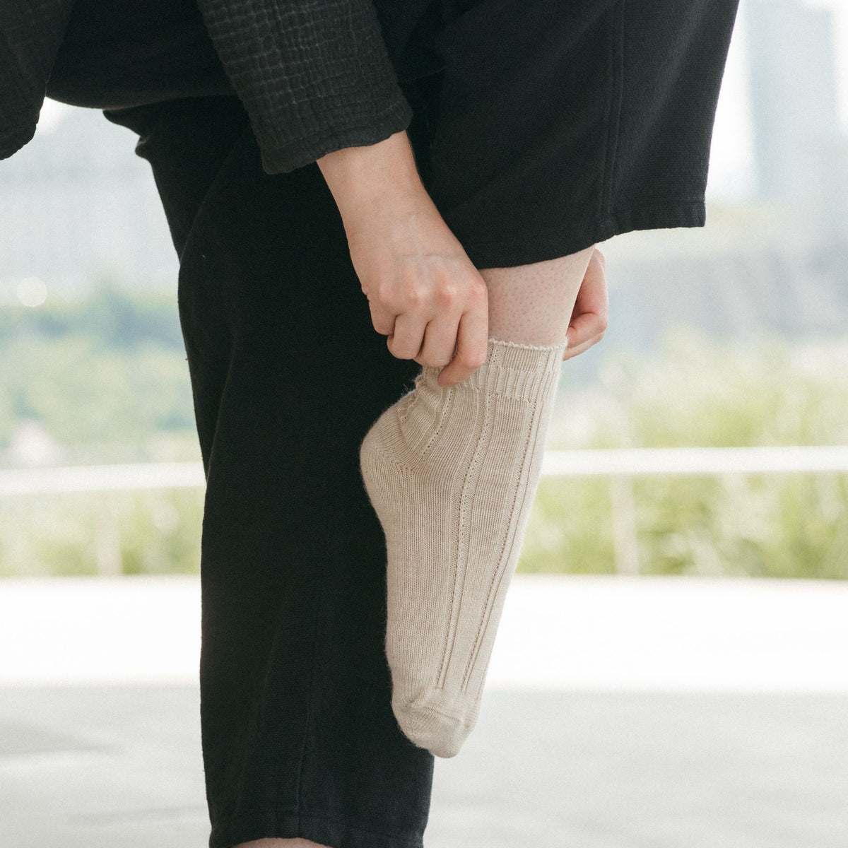 POKOLOKO Vivan Socks #color_vivian-beige
