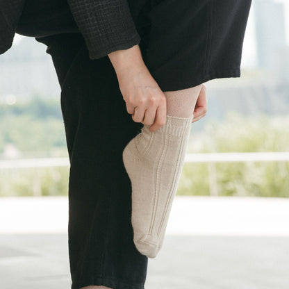 POKOLOKO Vivan Socks #color_vivian-beige