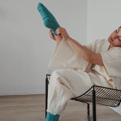 POKOLOKO Vivan Socks #color_vivian-seafoam