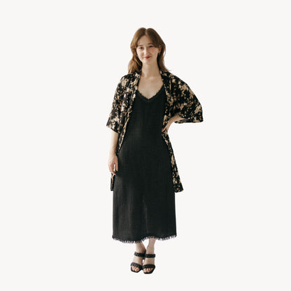 POKOLOKO Ubud Cover-Up #color_black-floral