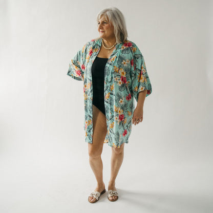 POKOLOKO Ubud Cover-Up #color_tropical-aqua