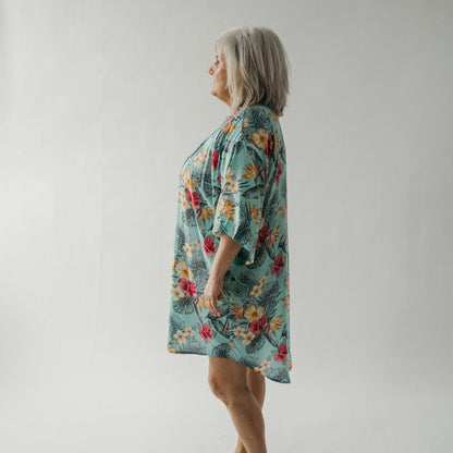 POKOLOKO Ubud Cover-Up #color_tropical-aqua