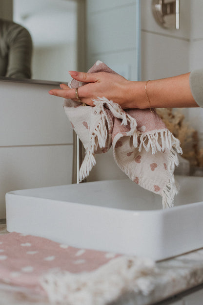 Serviettes de toilette Have a Heart - Lot de 2