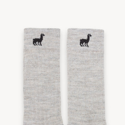 POKOLOKO Everyday Alpaca Socks #color_sand