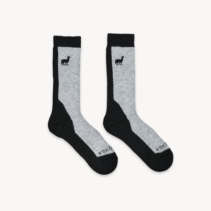 POKOLOKO Hiker Socks #color_black-grey