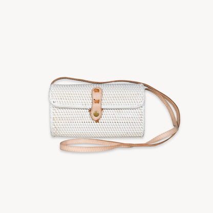 POKOLOKO Rectangle Bali Bag #color_bali-bag-white-cream