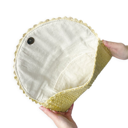 POKOLOKO Palm Leaf Clutch #color_palm-leaf
