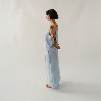 POKOLOKO Blue Blend Strappy Top