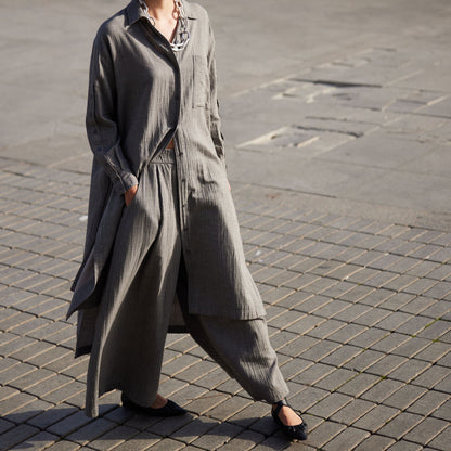 City Collection Buttoned Shirt Dress