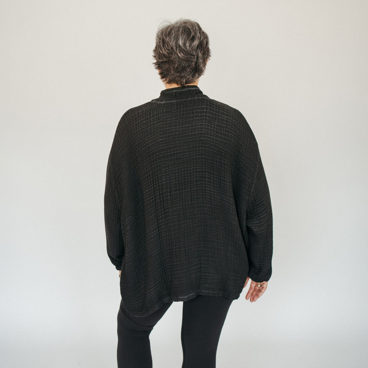 POKOLOKO 4-Layer Crinkle Jacket #color_crinkle-black