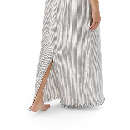 Striped Crinkle Strappy Dress