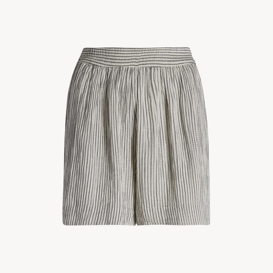 Striped Crinkle Shorts