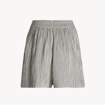 Striped Crinkle Shorts