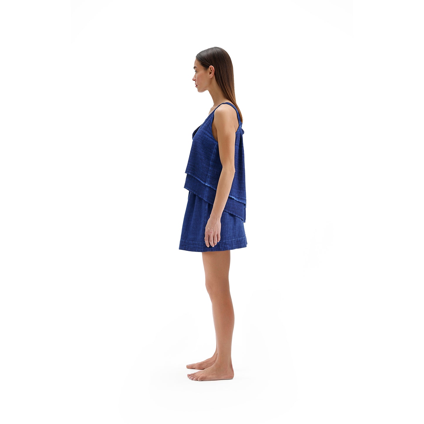 Linen-Cotton Shorts #color_royal