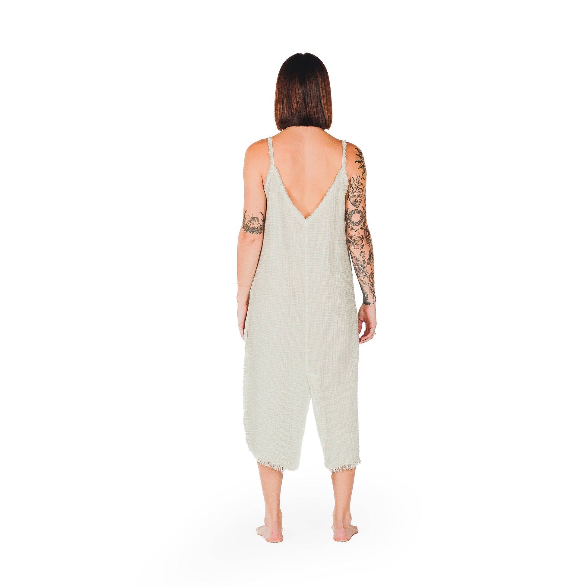 POKOLOKO Crinkle Strappy Dress #color_crinkle-grey