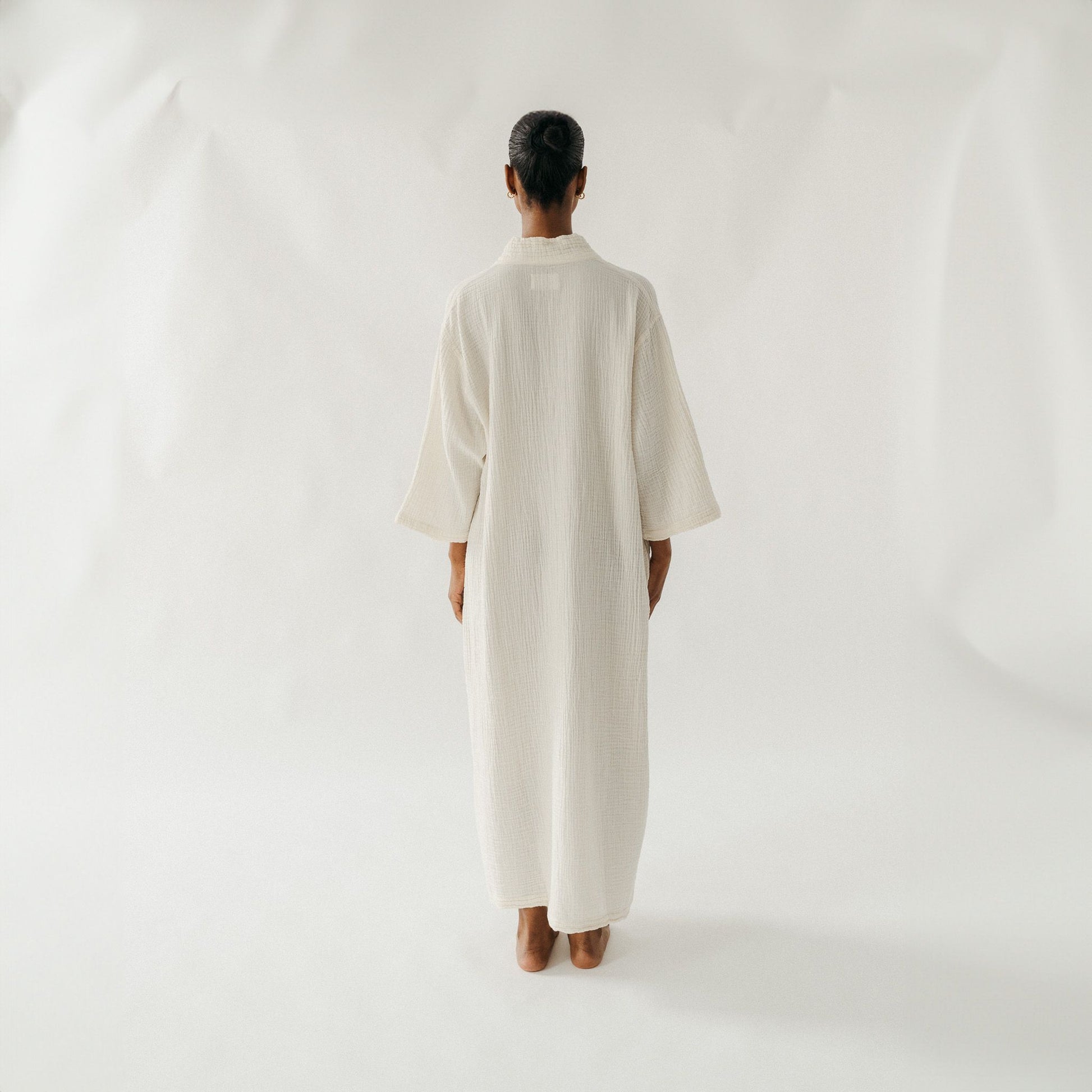 POKOLOKO Crinkle Shirt Dress #color_crinkle-cream