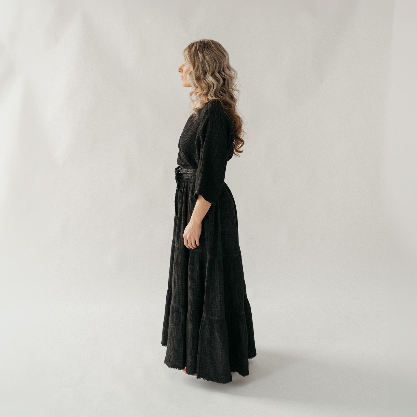 POKOLOKO Crinkle Skirt Pants #color_crinkle-black