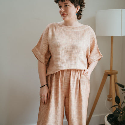 Analyzing image IKI-TP4 2048 √ó 2048px POKOLOKO Crinkle Palazzo Pants #color_crinkle-beige