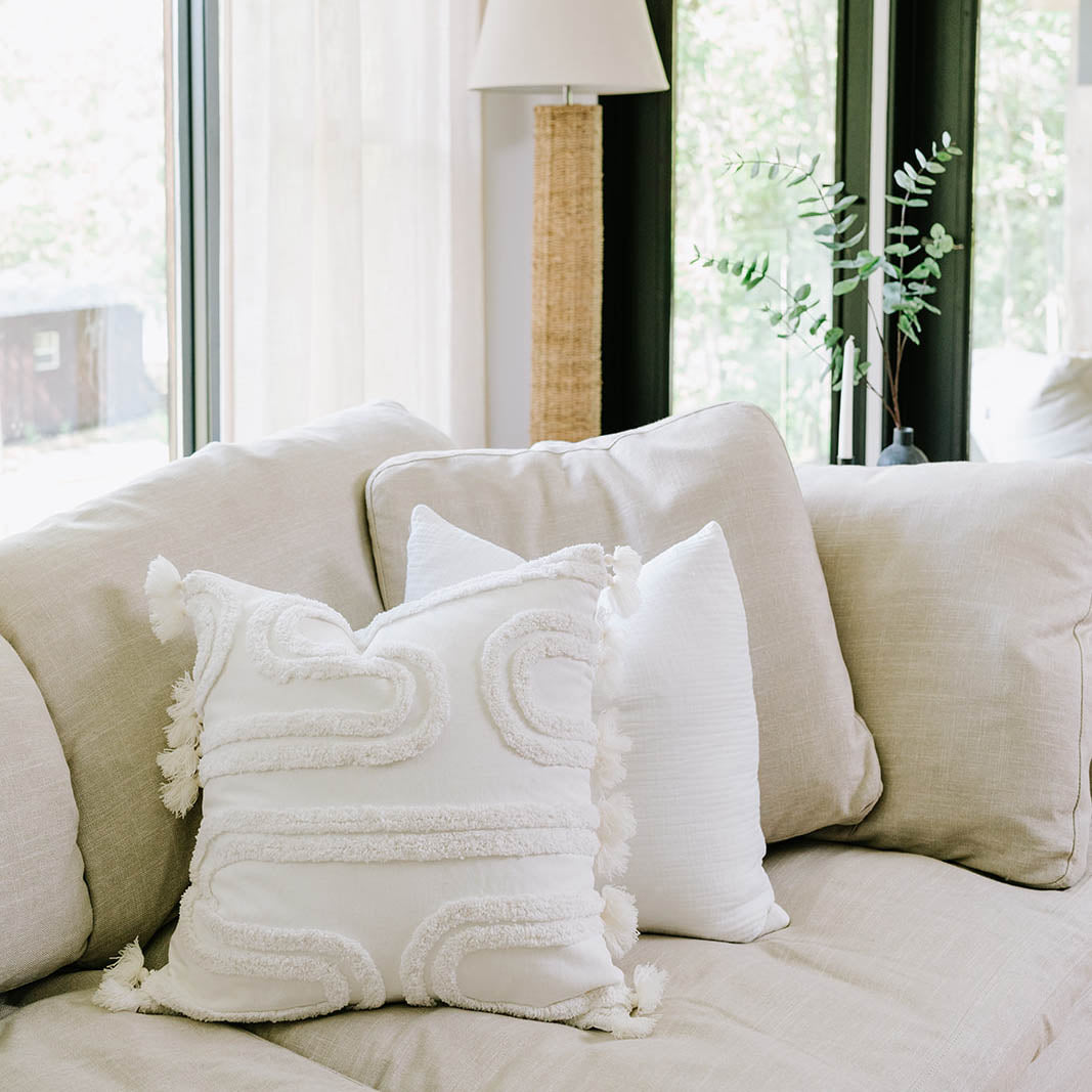 Rounded Swirl Pillow Case - 20"x20"