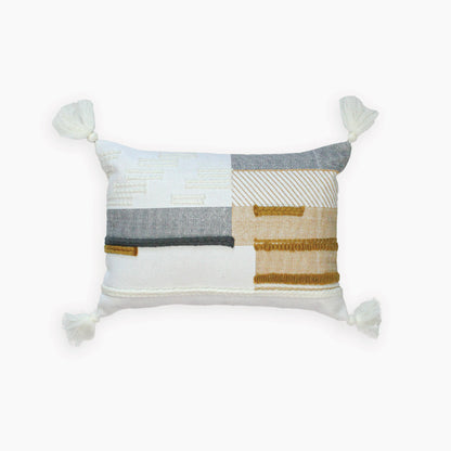 Braided Patchwork Pillow Case 14"x20"