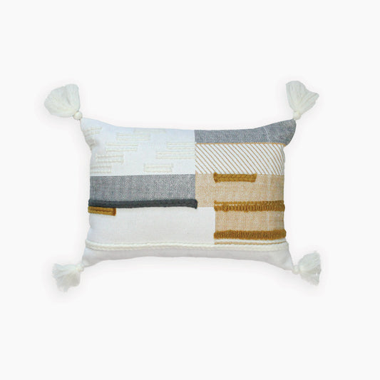 Braided Patchwork Pillow Case 14"x20"
